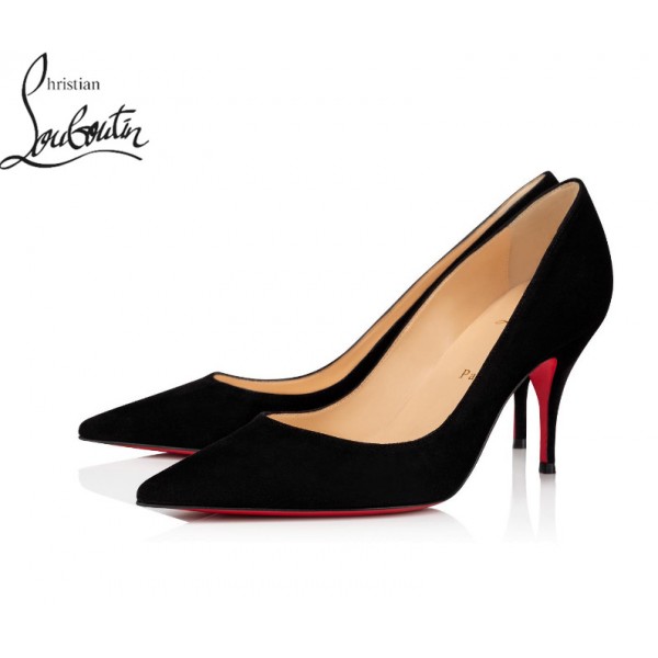 jeans sfærisk privatliv Cheap Christian Louboutin Clare Pumps shoes - BLACK SUEDE, Louboutin UK sale