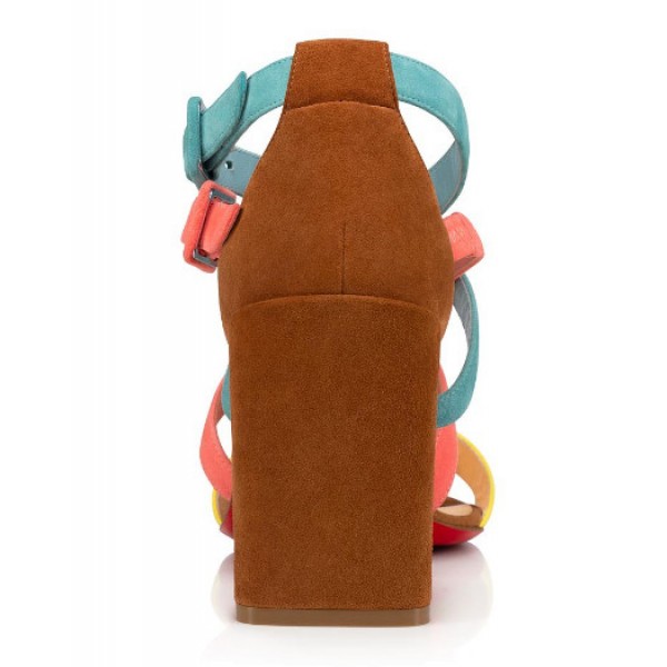 christian louboutin zefira leather sandals