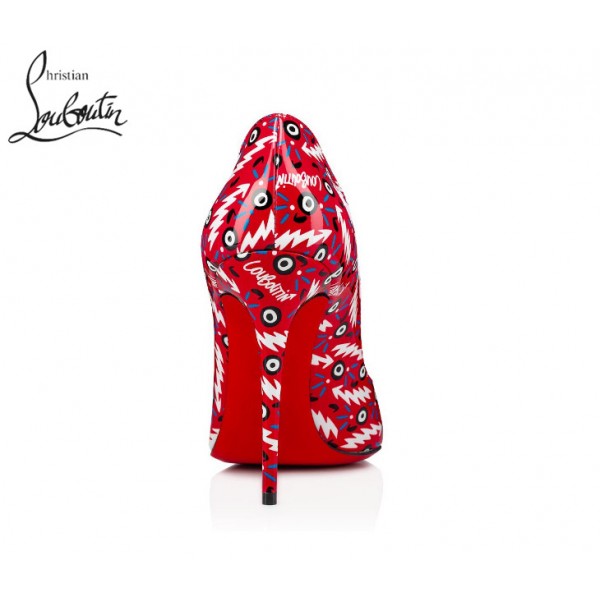 Discount Christian Louboutin Hot Chick Pumps shoes RED PATENT