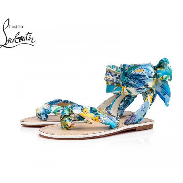 satin flat sandals