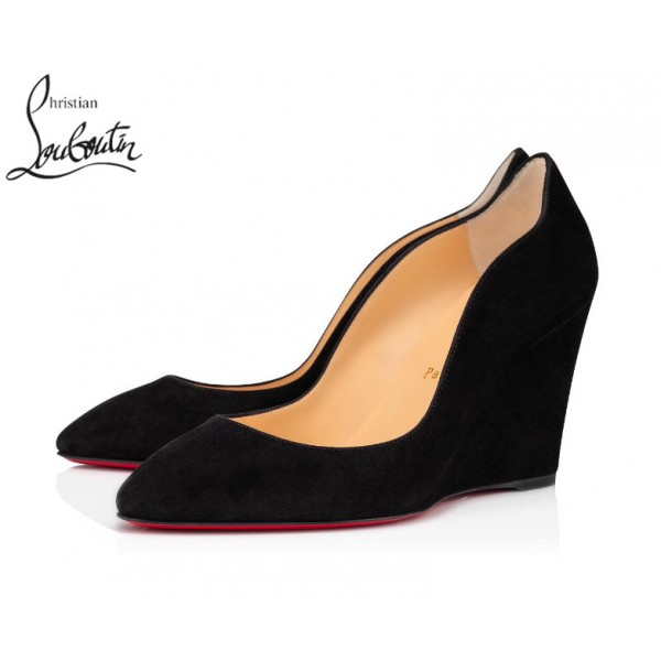 black wedges shoes uk