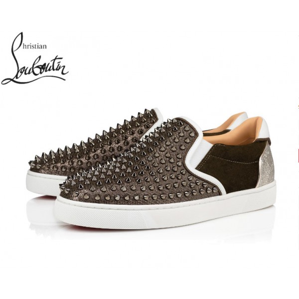 Billy ged Læne Stereotype Cheap Christian Louboutin Sailor Boat Orlato Spikes Flat Espadrilles &  Sandals shoes - VERSION ALPINO SILK, Louboutin UK sale